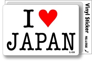 【I LOVE JAPANステッカー】IL030