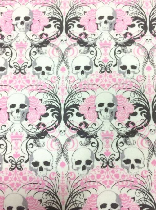 ニット生地アレキサンダーヘンリー【Regent Skull】