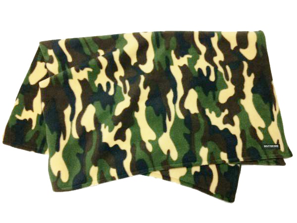 迷彩フリースひざ掛け
