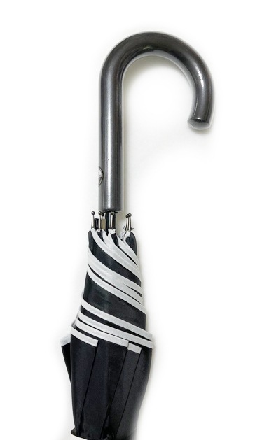 65cmジャンプ傘【白パイピング×ビッグスカル】