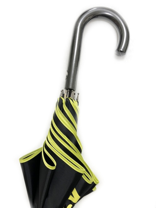 65cmジャンプ傘【黄色パイピング×ビッグスカル】