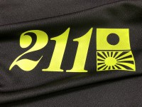 ドライTシャツ【211】黒×ネオンイエロー|服＆ファッション小物|日本（和柄）グッズ