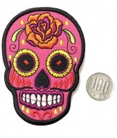 アイロンワッペン【メキシカンスカルAH】|ワッペン,ピンバッジ|ファッション,服飾小物