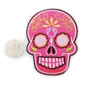 アイロンワッペン【メキシカンスカルAA】|ワッペン,ピンバッジ|ファッション,服飾小物