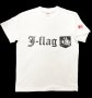 【愛国バーJ-flag】Tシャツ白×黒