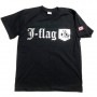 【愛国バーJ-flag】Tシャツ黒×シルバー