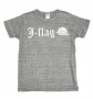 2020レディース【愛国バーJ-flag】菊水Tシャツ グレー
