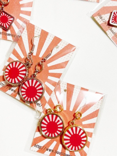 【旭日旗】丸ピアス