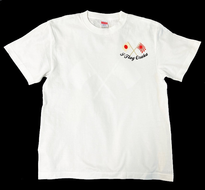 【愛国バーJ-flag】国旗Tシャツ白