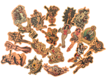 ステッカー2０枚セット【TATTOOガール-1】