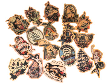 トラディッショナルタトゥーステッカー17枚セット【SHIP】