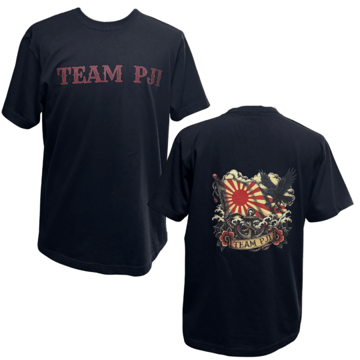 【TEAM PJI 】八咫烏Tシャツ(ブラック)