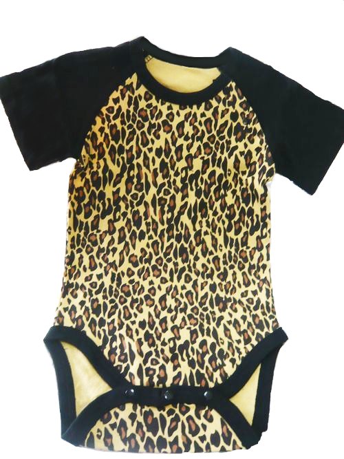 ロンパース80cm【レオパード】