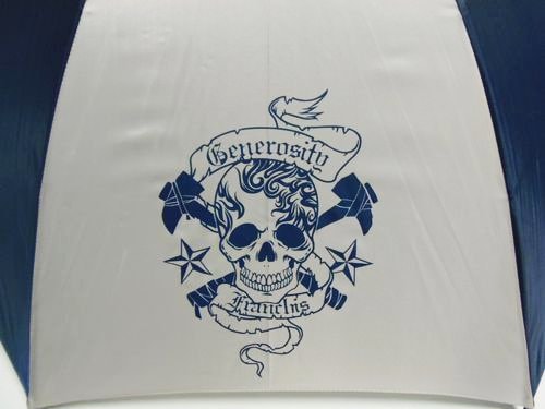 55㎝傘【Skull-Star-紺】