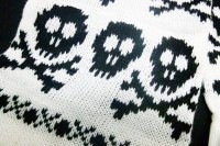 スカルマフラー【白】|ファッション,服飾小物