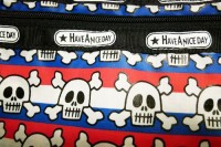 3ZIPトラベルポーチ【Skull Tricolor】|バッグ,ポーチ
