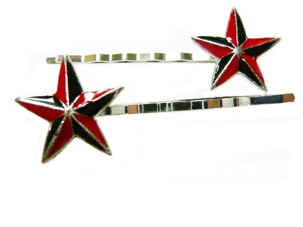 ヘアピン【スター赤】