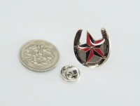ピンバッジ【HORSE SHOE&STAR】|ピンバッジ|ワッペン,ピンバッジ,