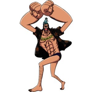 ONE PIECE転写ステッカー07 フランキー