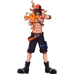 One Piece転写ステッカー10 エース