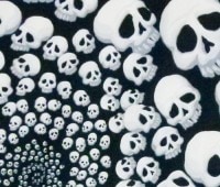 スカルバンダナ【Skull-finity /BK】|【スカル】バンダナ|バンダナ【すべての柄】