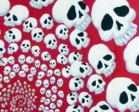 スカルバンダナ【Skull-finity /Red】|スカルバンダナ|バンダナ