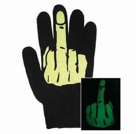 【ホネ軍手】FUCK GLOW IN THE DARK