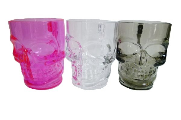 スカルプラスチックマグ3色