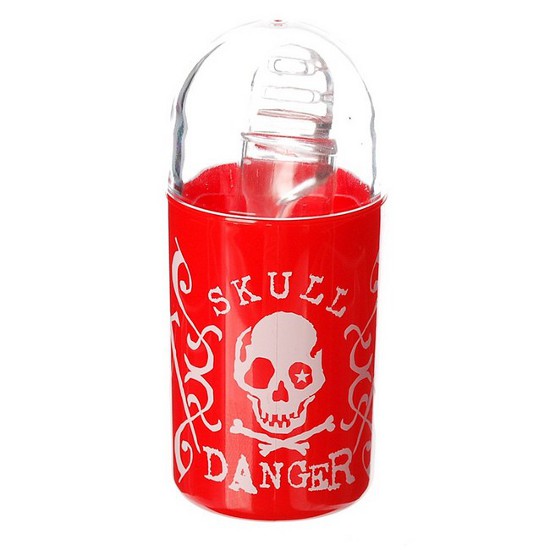 歯ブラシセット【SKULL DANGER】赤