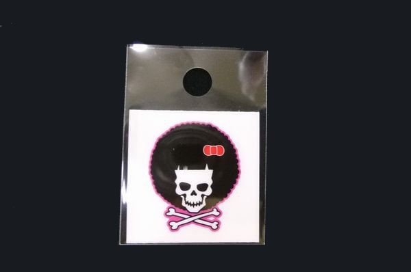 スクラッチステッカー【アフロスカル】