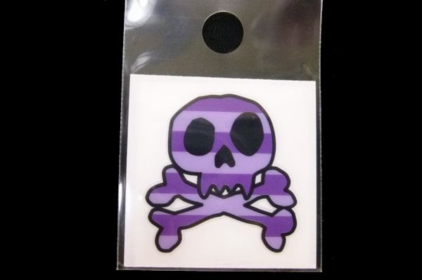 スクラッチステッカー【ボーダースカル】