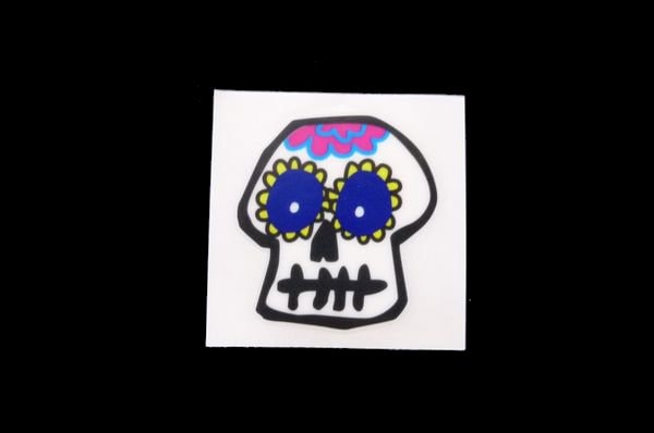 スクラッチステッカー【メキシカンスカル】