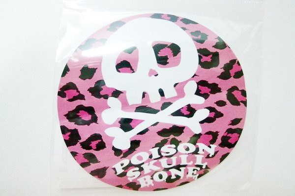 ダイカットステッカー【ポイズンスカル】