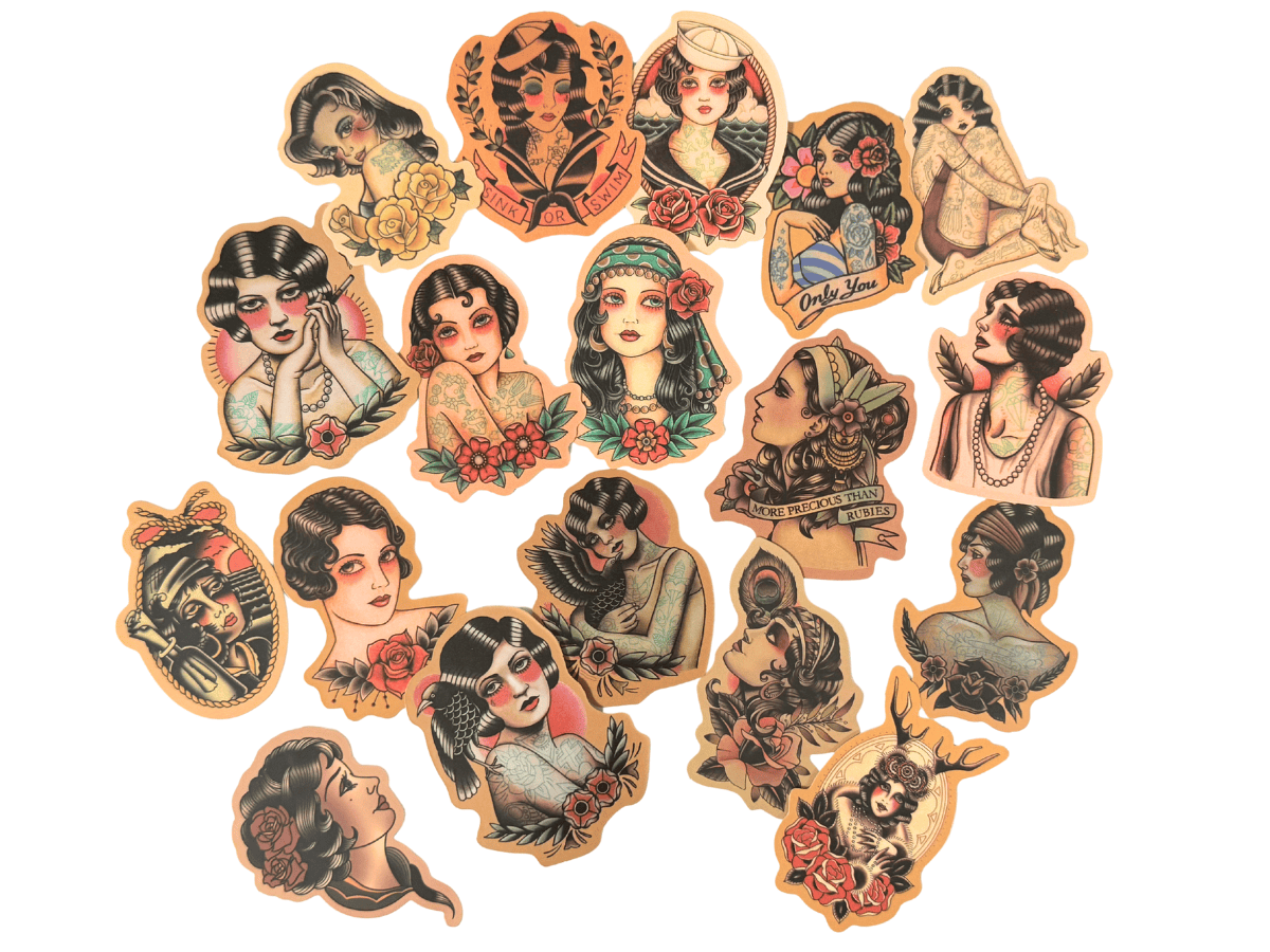 ステッカー18枚セット【ジプシーガール】