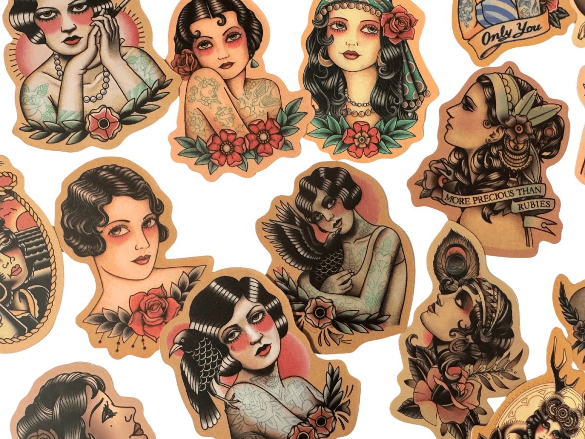 ステッカー18枚セット【ジプシーガール】