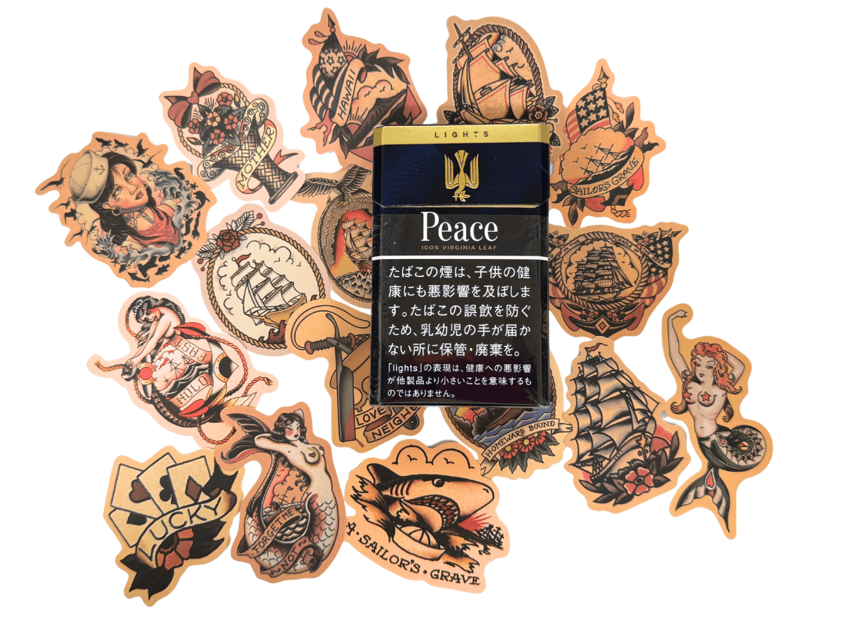 トラディッショナルタトゥーステッカー17枚セット【SHIP】