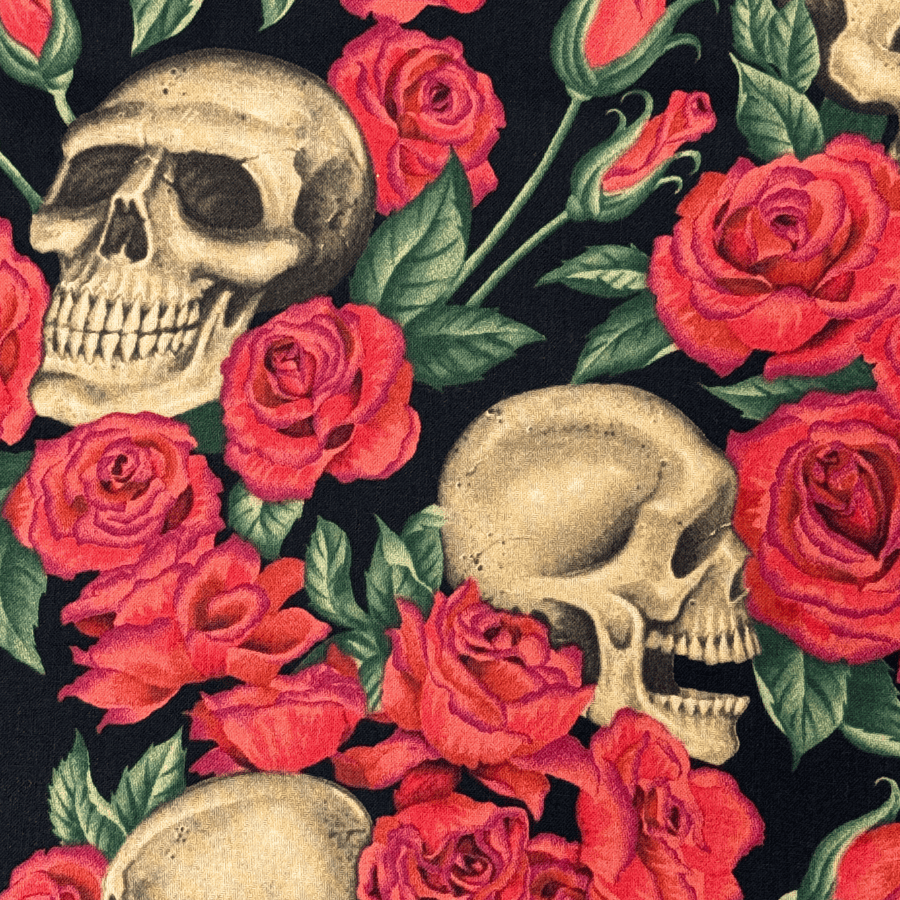 スカルバンダナ【Resting in Roses】