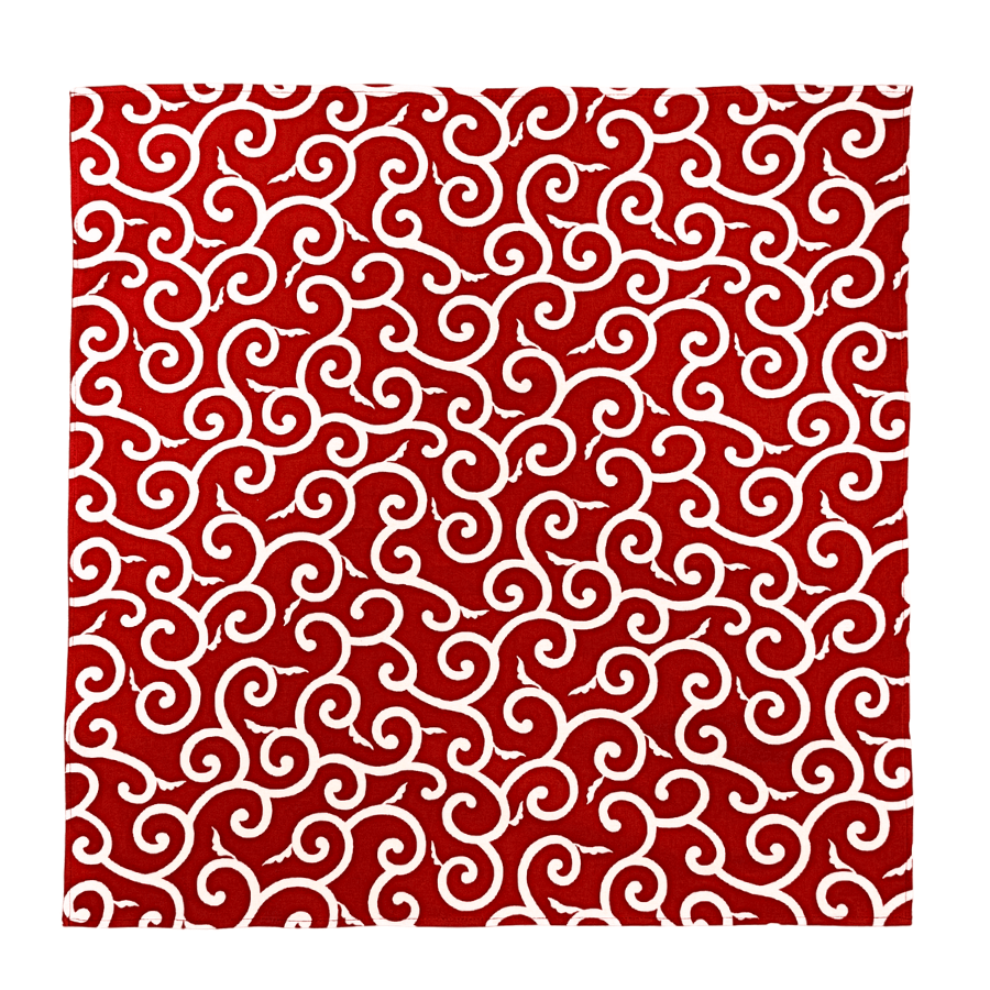 バンダナ【唐草】赤