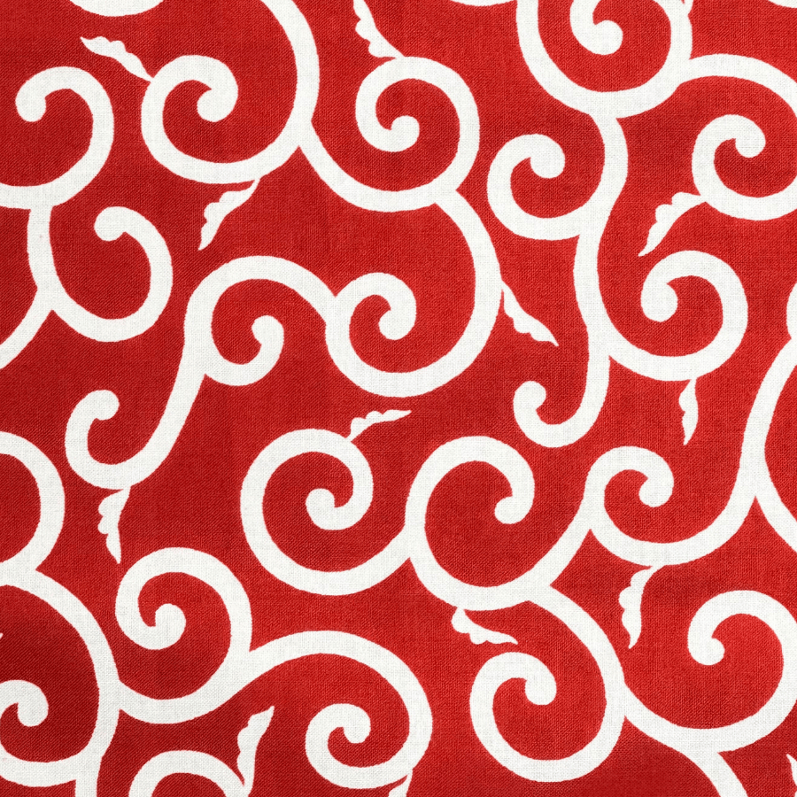 バンダナ【唐草】赤