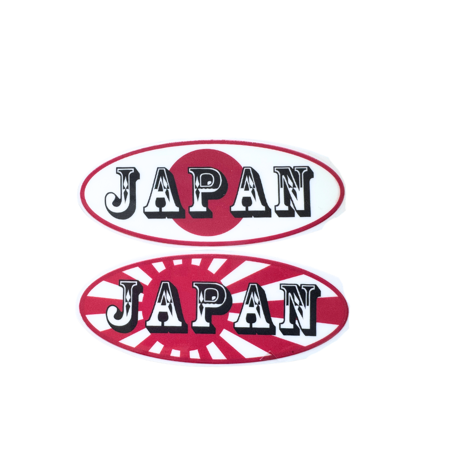 ぷっくり転写ステッカー2枚セット【JAPAN】