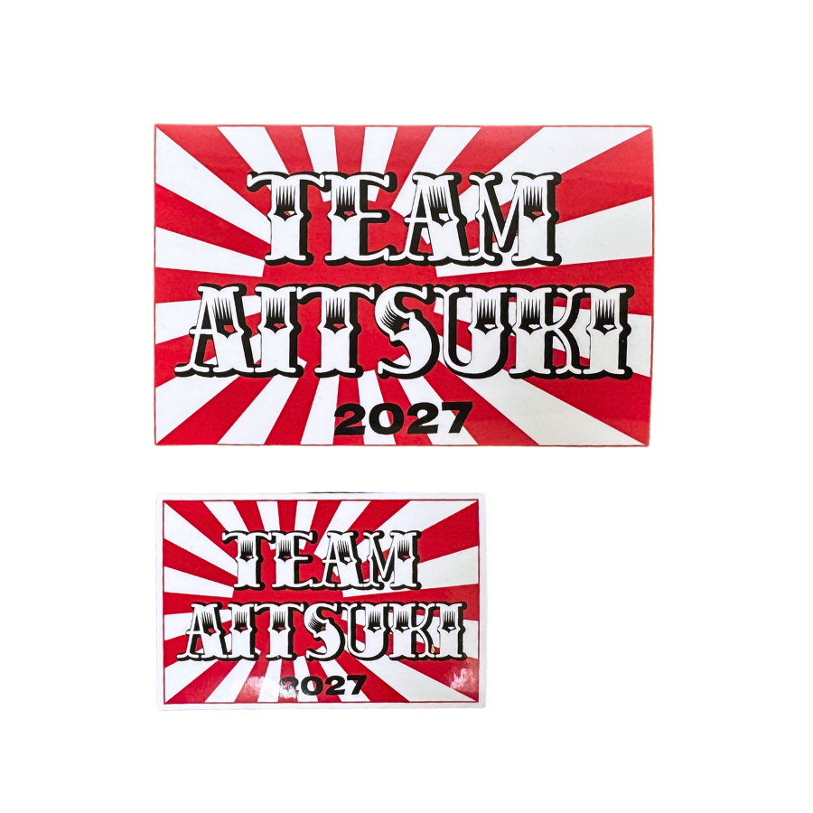 【TEAM AITSUKI 2027】ステッカーA