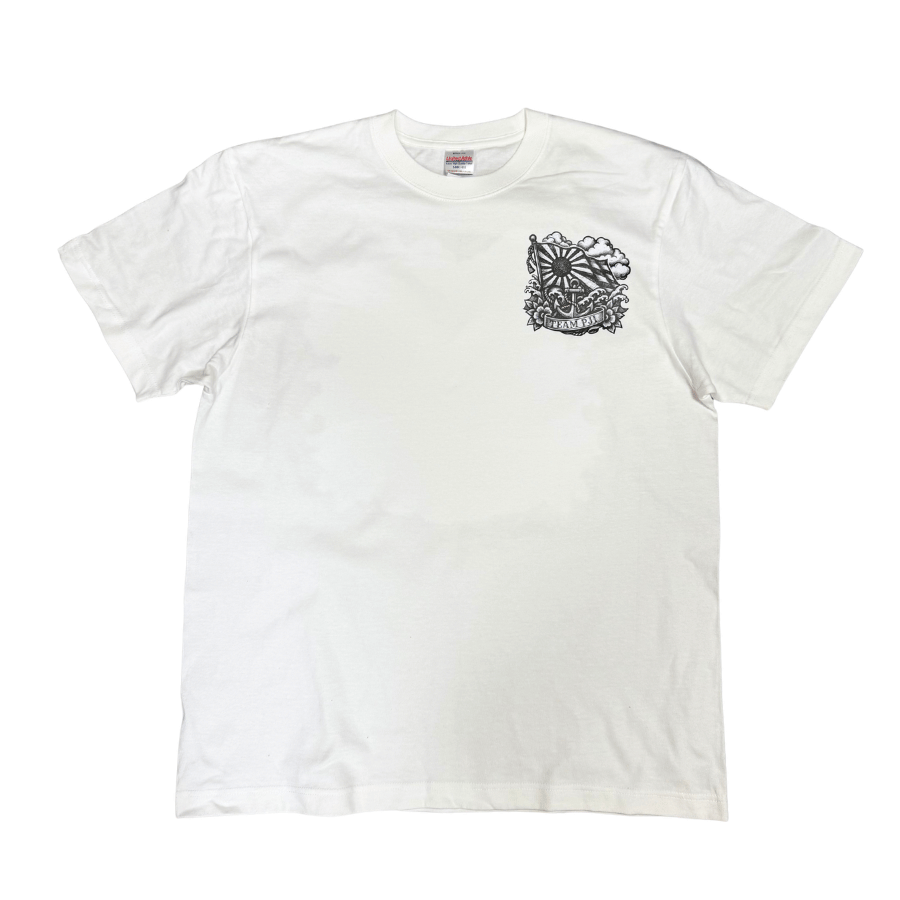 【TEAM PJI 公式】オールドスクール・オリジナルTシャツ（ホワイト）