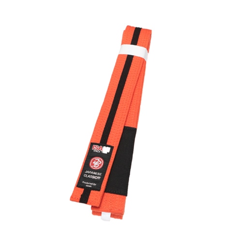 柔術帯（少年用）オレンジ帯