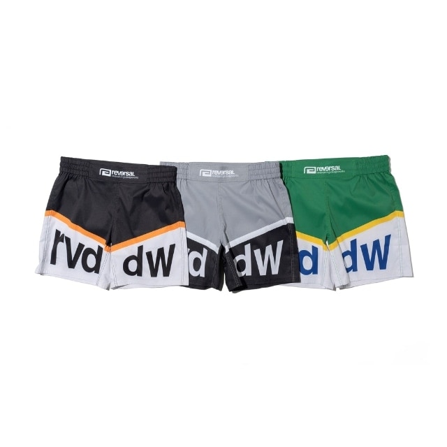 COLOR BLOCK FIGHT SHORTS (SHORT LENGTH / NO POCKET)