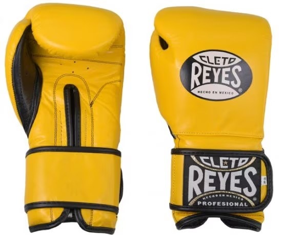REYESスパーリンググローブ マジックテープ式・イエロー(8oz-16oz)
