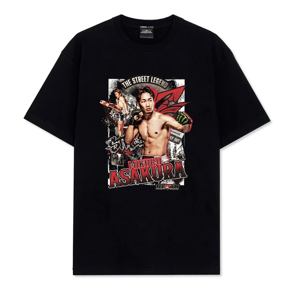 朝倉未来 TEAM MIKURU ASAKURA Tシャツ XLのみ | RIZINグッズ