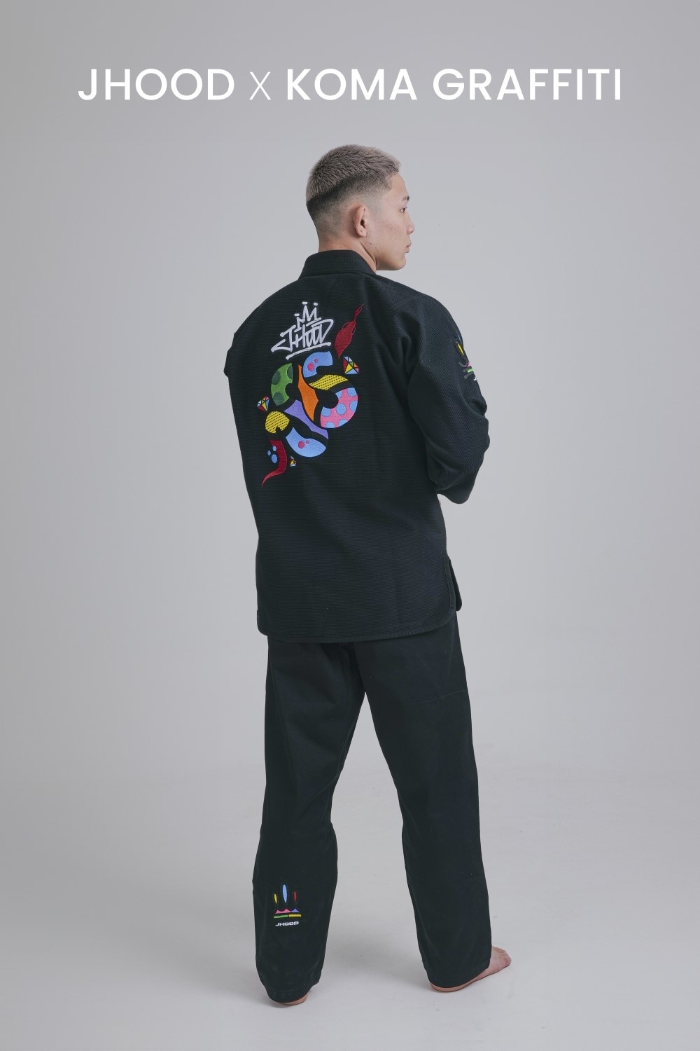 JHOOD×KOMA コラボレーション柔術着 黒