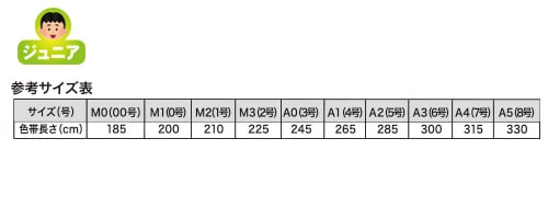 柔術帯(少年用)黄色帯