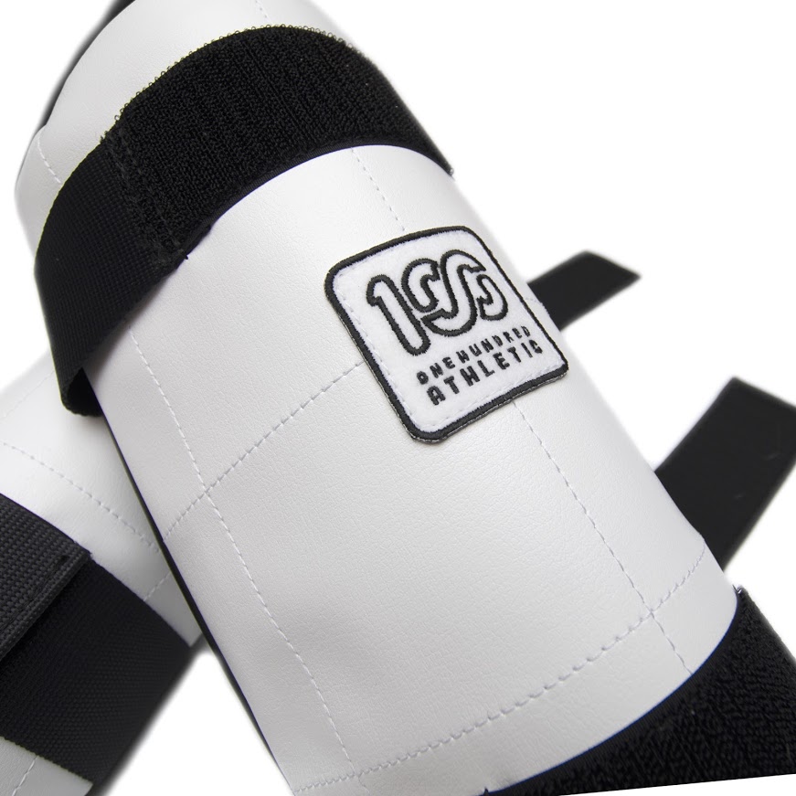 ISAMI 100A MMA シンガード ブラック/ホワイト　レガース 100A MMA SHIN GUARDS | 100A ONLINE STORE