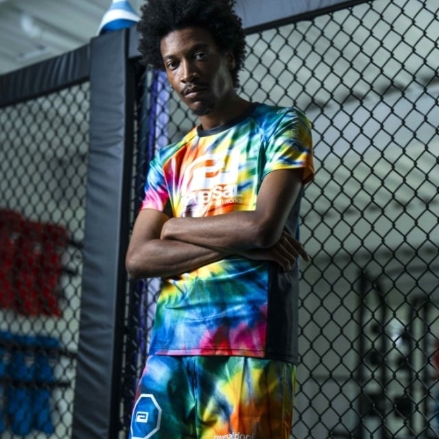 TIE DYE SHORT RASH GUARD